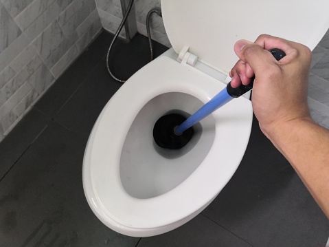 toilet ontstoppen